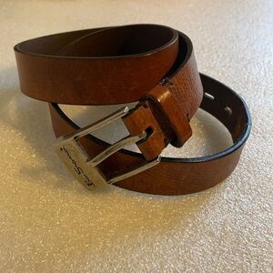 Ben Sherman Men's Brown Leather Belt 38